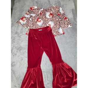 Kids Santa Bell Bottom Outfit
